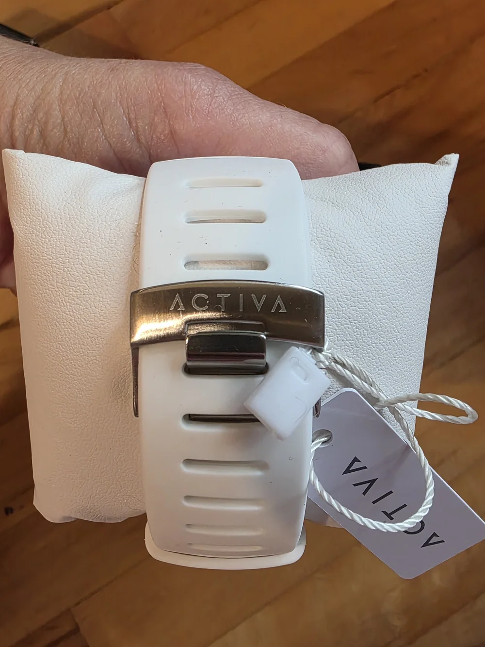 Activa Men's Digital Sport Watch in White and Black